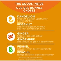 Supplement Capsules belly bloat reduction for gut health Beat the Bloat with digestive enzymes, dandelion, ginger & fennel