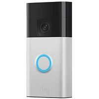 Battery Doorbell – Satin Nickel