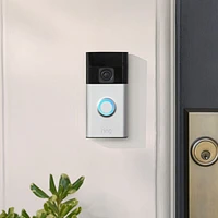 Battery Doorbell – Satin Nickel