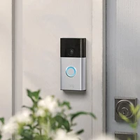 Battery Doorbell – Satin Nickel