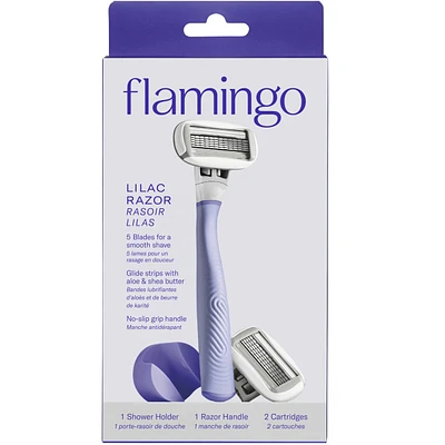 5-Blade Women's Razor - 1 Handle + 2 Blade Refills Sage