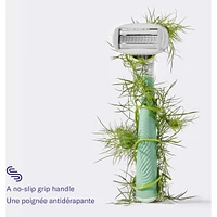 5-Blade Women's Razor - 1 Handle + 2 Blade Refills Sage