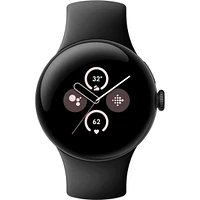 Pixel Watch 2 Wi-Fi Aluminum Case Obsidian Active Band Smartwatch, 41mm