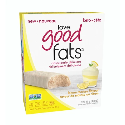 lemon mousse snack bar