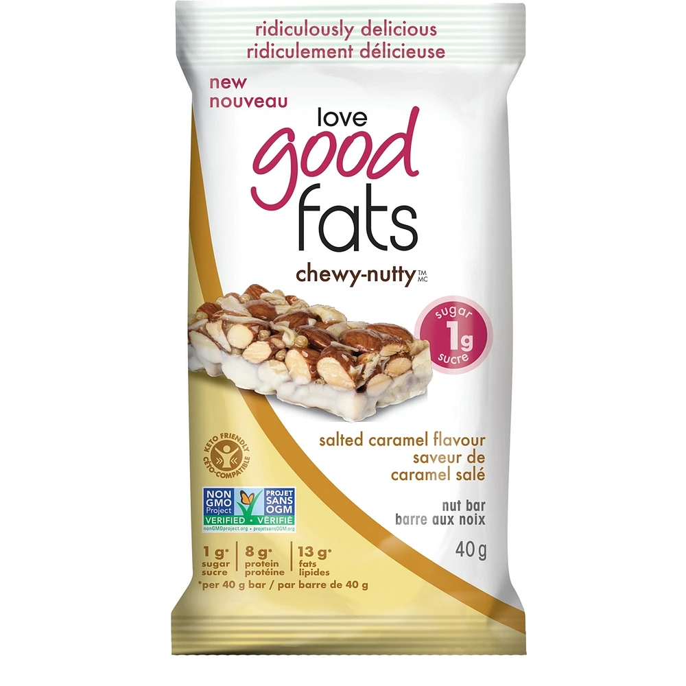 Chewy Nutty Salted Caramel Flavour Bar