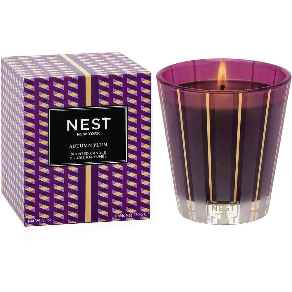 Autumn Plum Classic Candle