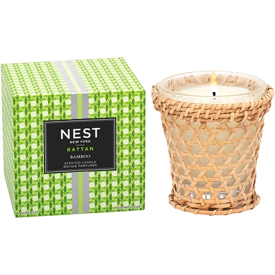 Rattan Bamboo Classic Candle