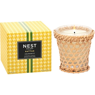 Rattan Grapefruit Classic Candle