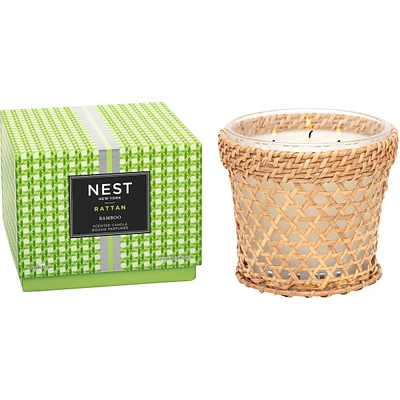 Rattan Bamboo 3-Wick Candle
