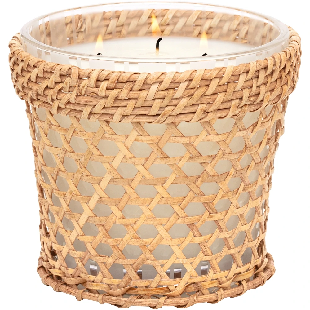 Rattan Bamboo 3-Wick Candle