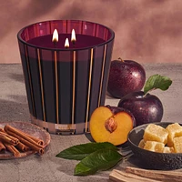 Autumn Plum 3 Wick Candle