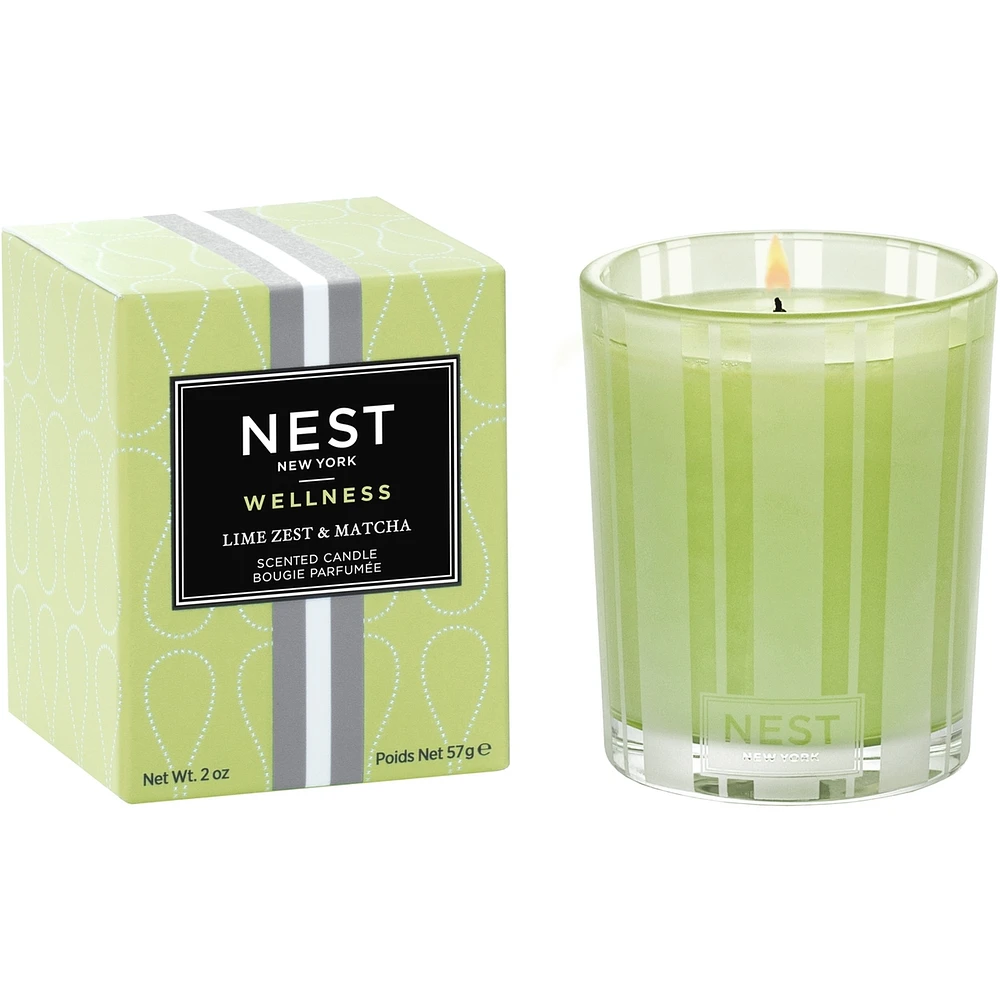 Lime Zest & Matcha Votive Candle