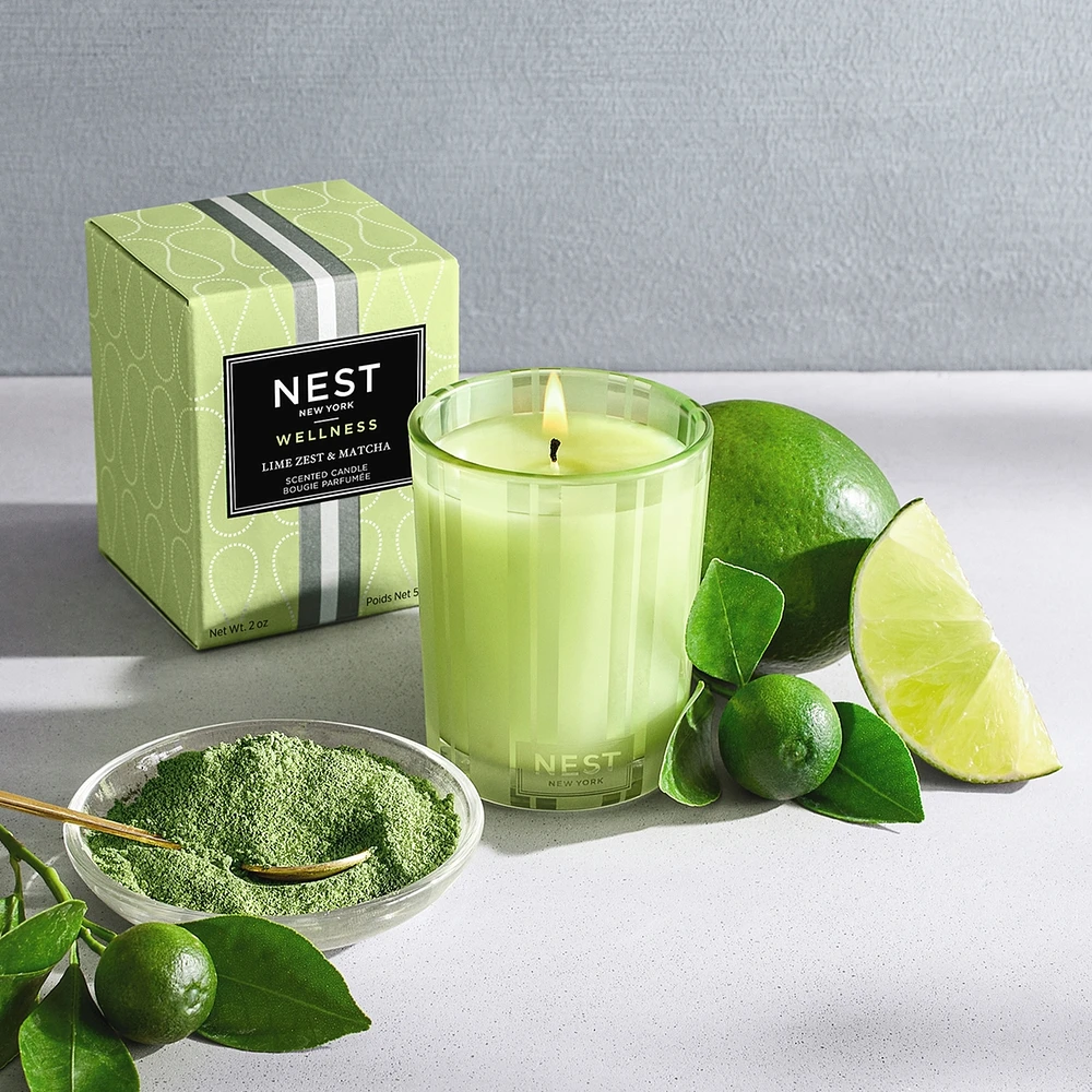 Lime Zest & Matcha Votive Candle