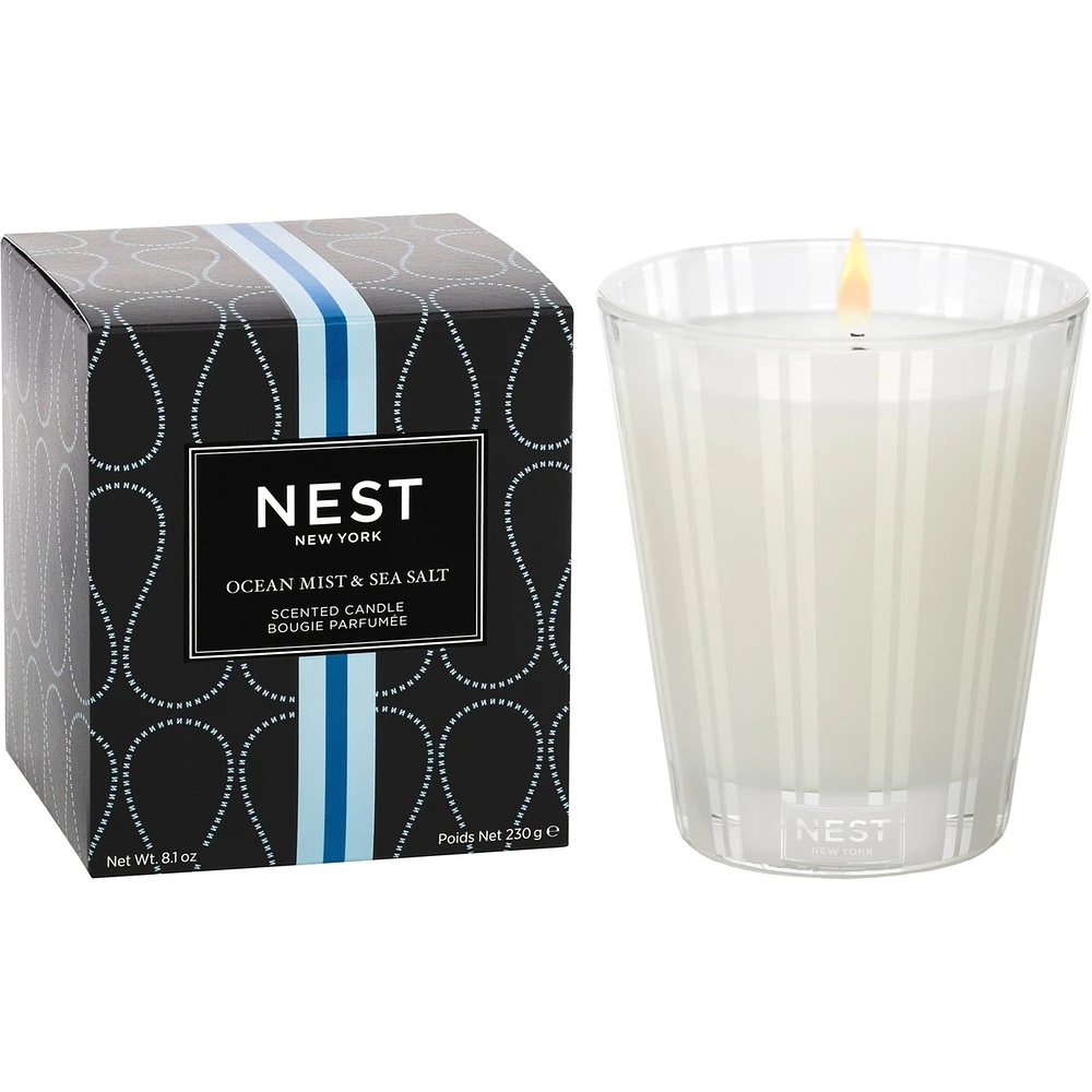 Bougie classique Ocean Mist & Sea Salt