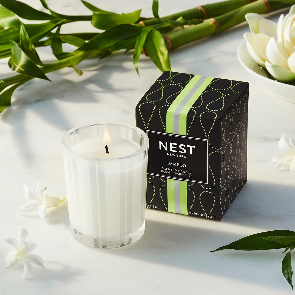 Bamboo Votive Candle