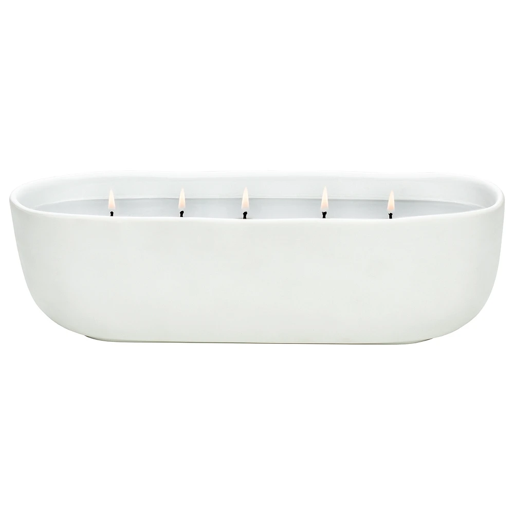 White Tea & Rosemary Multi-Wick Decorative Candle