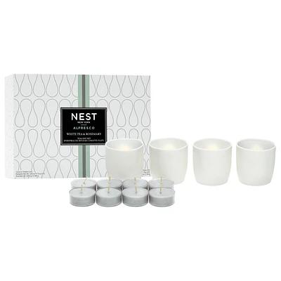 White Tea & Rosemary Tealight Set