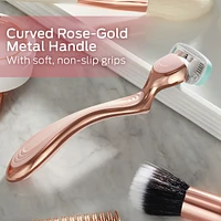 Hydro Rose Gold Metal Handle Women's Razor and 2 Refills