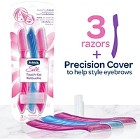 Schick Hydro Silk Touch-Up Exfoliating Eyebrow Shaper & Facial Razor