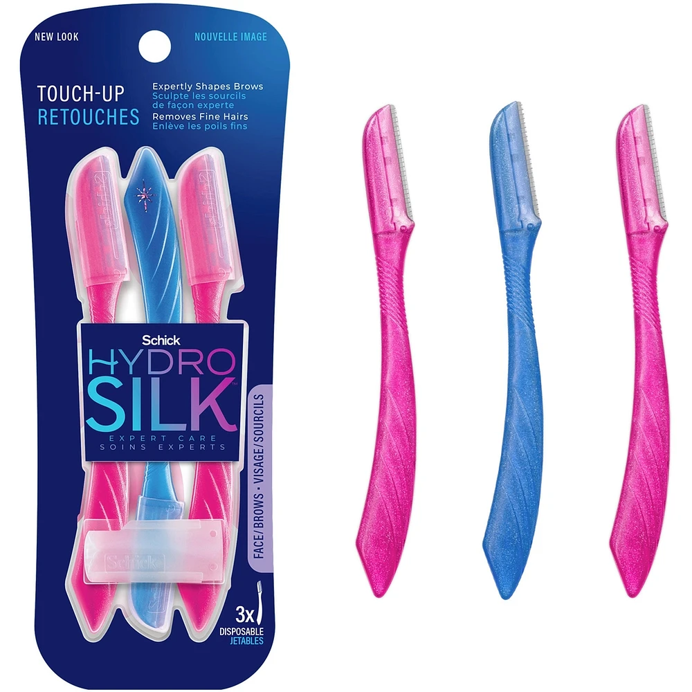 Schick Hydro Silk Touch-Up Exfoliating Eyebrow Shaper & Facial Razor