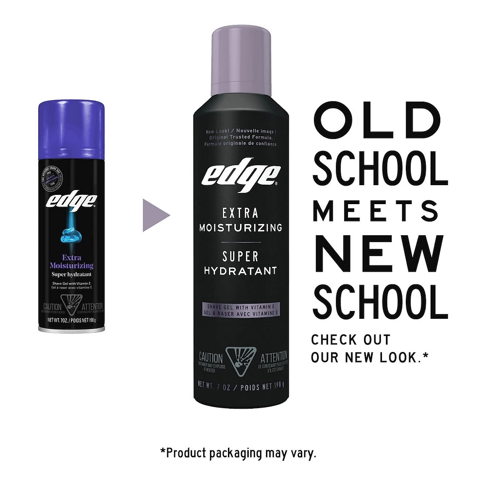 Edge Extra Moisturizing Mens Shave Gel