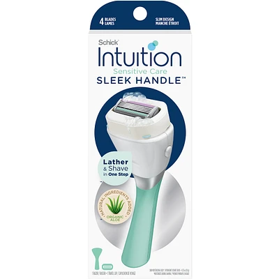 Intuition Sensitive Care Sleek Razor Handle and 1 Refill