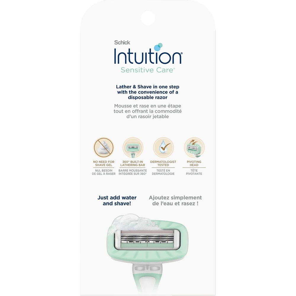 Schick® Intuition® Sensitive Care® Disposables 4-Bladed, 3ct