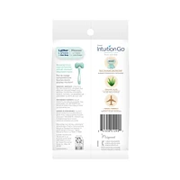 Rasoir jetable Intuition Go pour peau sensible avec étui de voyage