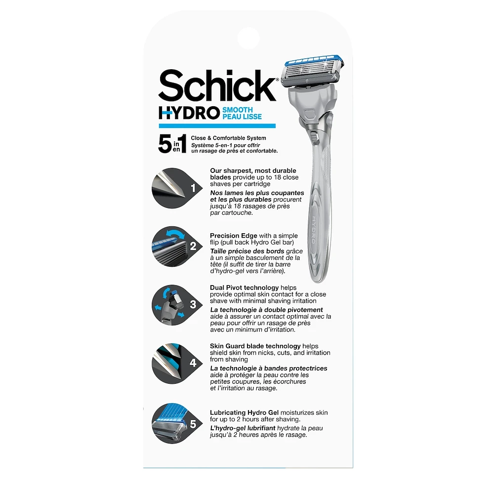 Schick Hydro Skin Comfort Dry Skin Men’s Razor