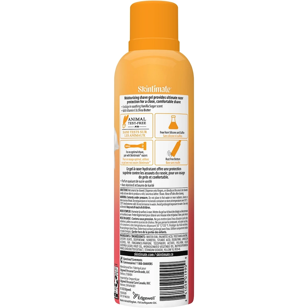 Skintimate Vanilla Sugar Womens Shave Gel