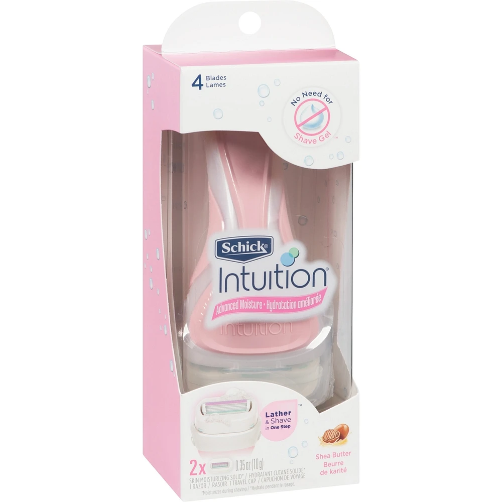Intuition Advanced Moisturizing Women’s Razor with Shea Butter