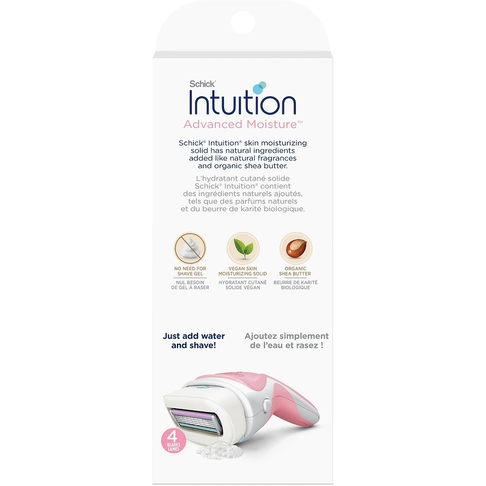 Intuition Advanced Moisturizing Women’s Razor with Shea Butter