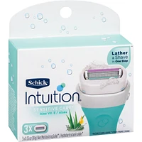 Intuition Naturals Sensitive Care Womens Razor Refills with Vitamin E & Aloe