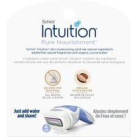 Intuition Pure Nourishment Women’s Razor Refills with Coconut Milk and Almond Oil
