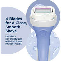 Intuition Pure Nourishment Women’s Razor Refills with Coconut Milk and Almond Oil