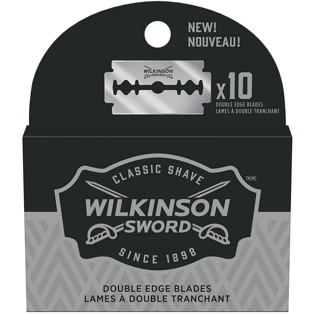Lames classiques pour rasoir de sécurité à double tranchant de Wilkinson Sword