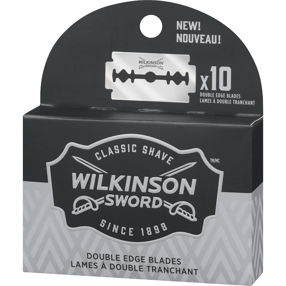 Lames classiques pour rasoir de sécurité à double tranchant de Wilkinson Sword