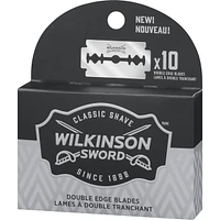 Lames classiques pour rasoir de sécurité à double tranchant de Wilkinson Sword