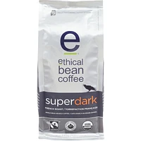 Fairtrade Organic Coffee, Superdark French Roast, Whole Bean Coffee
