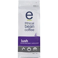 Fairtrade Organic Coffee, Lush Medium Dark Roast, Whole Bean Coffee