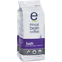 Fairtrade Organic Coffee, Lush Medium Dark Roast, Whole Bean Coffee