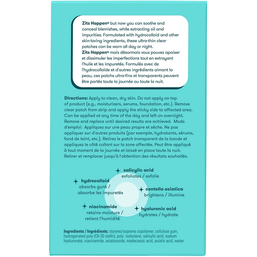 Zits Happen Clear Patches