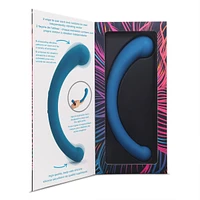 plusOne Dual Vibrating Arc, Personal Massager with 5 Powerful Vibration Settings, Rechargeable, Fully Waterproof