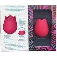 plusOne Rose Vibrator for Women - Clitoral Stimulator Made of Body-Safe Silicone, Waterproof, USB Rechargeable & 10 Pulsing Settings