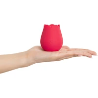 plusOne Rose Vibrator for Women - Clitoral Stimulator Made of Body-Safe Silicone, Waterproof, USB Rechargeable & 10 Pulsing Settings