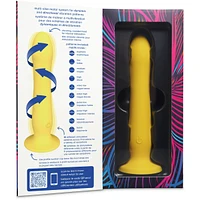 plusOne Luxe Ripple Multi Vibe – Vibrating Massager, Vibrating Dildo, 7 Vibration Modes, Rechargeable, Waterproof, Suction Cup Base, Body Safe Silicone