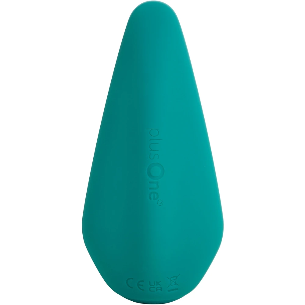 plusOne Vibrating Prostate Massager - 4.6” External Male Perineum Stimulator with 10 Vibration Modes, Waterproof & Rechargeable