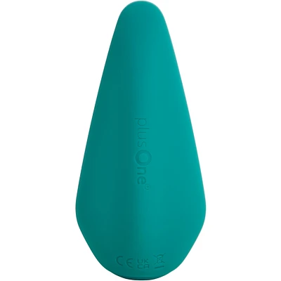 plusOne Vibrating Prostate Massager - 4.6” External Male Perineum Stimulator with 10 Vibration Modes, Waterproof & Rechargeable