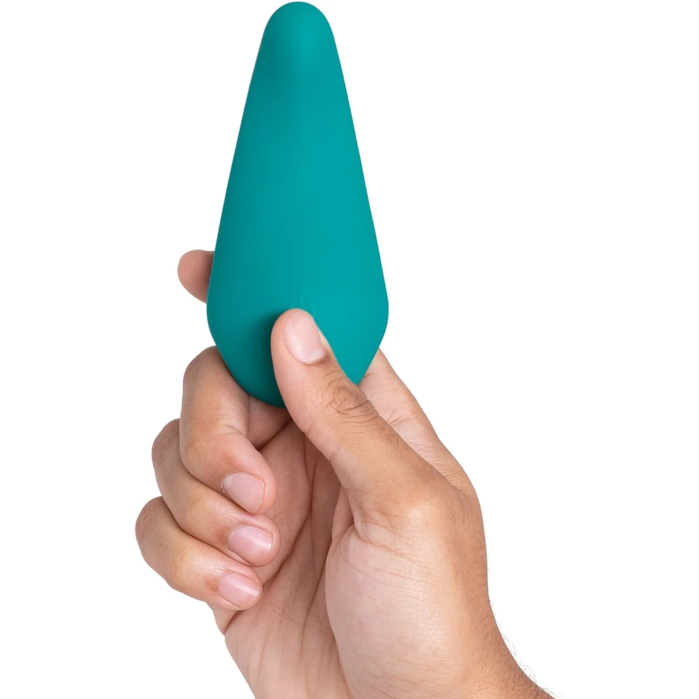 plusOne Vibrating Prostate Massager - 4.6” External Male Perineum Stimulator with 10 Vibration Modes, Waterproof & Rechargeable