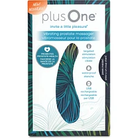 plusOne Vibrating Prostate Massager - 4.6” External Male Perineum Stimulator with 10 Vibration Modes, Waterproof & Rechargeable